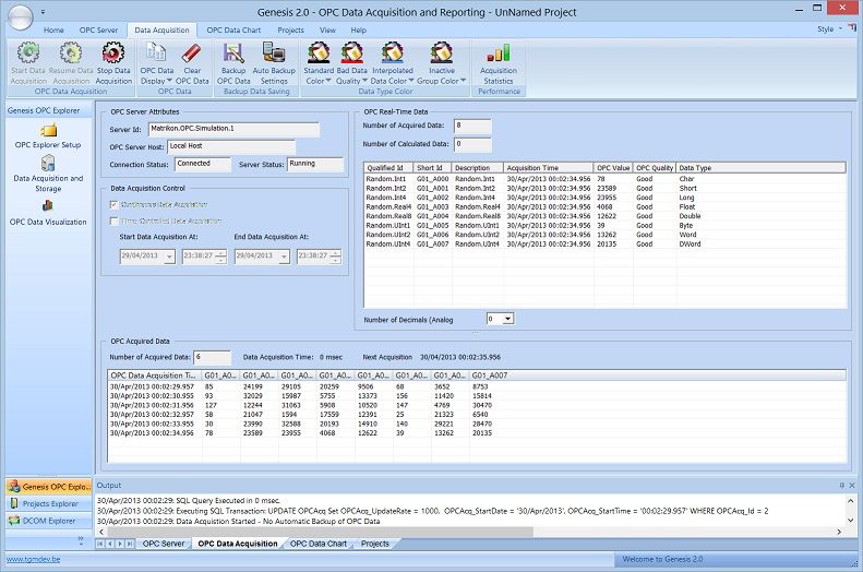 Free OPC Client for OPC Data Acquisition