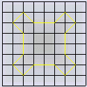 First Iteration in Sierpinski Curve