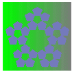 Third Iteration in Sierpinski Pentagon